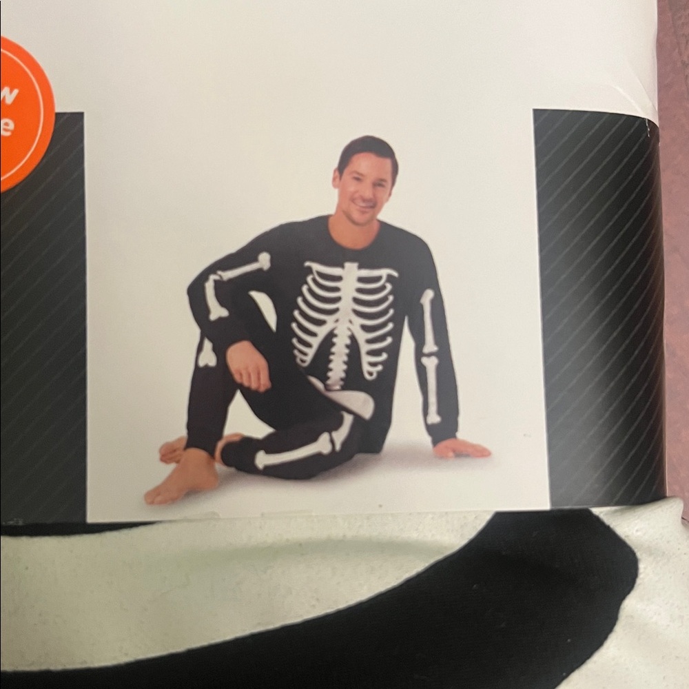 Halloween Men's Black Pajama Set
